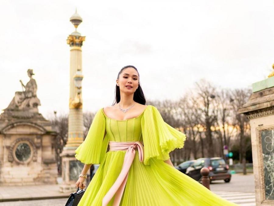 Chartreuse Color Dress